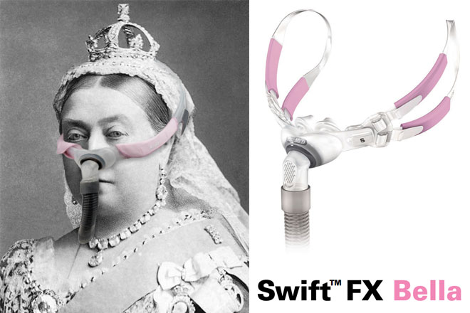 Queen-Victoria-Swift-FX-Bella-Pink-CPAP-Mask