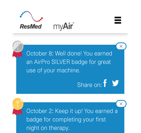 MyAir App with AirSense 10