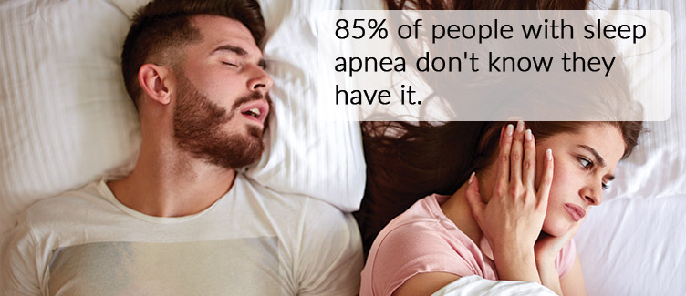 Home Sleep Test: 85% of people don't know they have sleep apnea