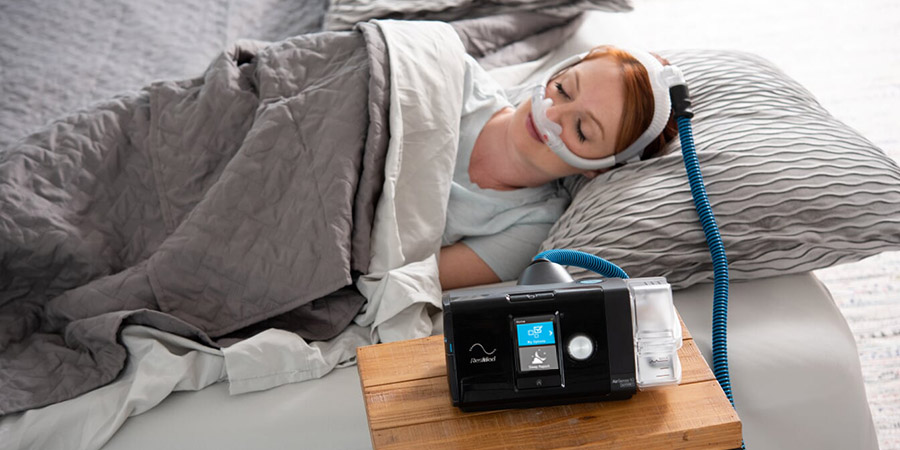 Sleeping with ResMed AirSense 10 CPAP Machine